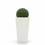 Meridyen Premium Yapay Ağaç – Fiberglass Karekonik Saksı Dekoratif Bitki 130 cm