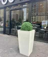 Meridyen Premium Yapay Ağaç – Fiberglass Karekonik Saksı Dekoratif Bitki 130 cm - Görsel 3