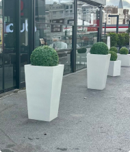 Meridyen Premium Yapay Ağaç – Fiberglass Karekonik Saksı Dekoratif Bitki 130 cm - Görsel 6