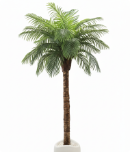 Nirvana Premium Palmiye Yapay Ağaç – Fiberglass Saksı Dekoratif Bitki 400 cm