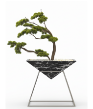 Simya Premium Mermer Saksılı Yapay Ağaç – Bonsai Dekoratif Bitki 160 cm