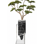 Burjuva Premium Mermer Saksılı Yapay Ağaç – Bonsai Dekoratif Bitki 180 cm