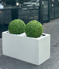 Meridyen Premium Yapay Ağaç – Fiberglass Dikdörtgen Saksı Dekoratif Bitki 80 cm - Görsel 2