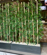 Nefes Premium Yapay Bambu Ağaç – Ahşap Saksı Dekoratif Bitki 160 cm - Görsel 3