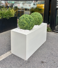 Meridyen Premium Yapay Ağaç – Fiberglass Dikdörtgen Saksı Dekoratif Bitki 80 cm - Görsel 4