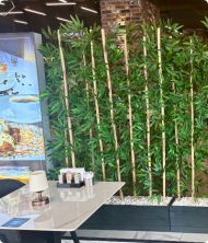 Nefes Premium Yapay Bambu Ağaç – Ahşap Saksı Dekoratif Bitki 160 cm - Görsel 5